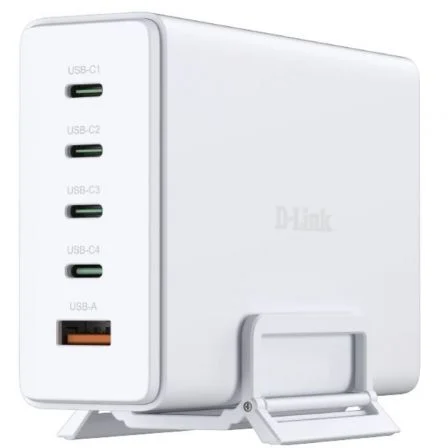 D-Link DCF-241 Cargador de Sobremesa 4xUSB Tipo-C 1xUSB 240W Carga Rápida D-Link DCF-241 Cargador de Sobremesa 4xUSB Tipo-C 1xUSB 240W Carga Rápida